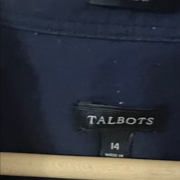 Talbots dark blue Dress Shirt - Picture 4 of 5